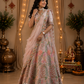 Pushparanya Vasundhara Lehenga Set with Enchanted Botanical Hand Embroidery