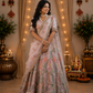 Pushparanya Vasundhara Lehenga Set with Enchanted Botanical Hand Embroidery