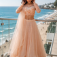 Ethereal Blush Layered Tulle Lehenga Set with Floral Lace Blouse and Sheer Dupatta