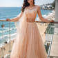 Ethereal Blush Layered Tulle Lehenga Set with Floral Lace Blouse and Sheer Dupatta