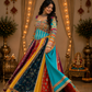 Rangmanjari Noor-E-Nazakat Multicolour Panelled Lehenga Set