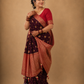 Royal Banarasi Zari Woven Saree with Ornate Heritage Border and Tassel Pallu