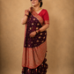 Royal Banarasi Zari Woven Saree with Ornate Heritage Border and Tassel Pallu
