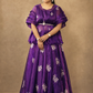 Floral Organza Peplum Lehenga Set