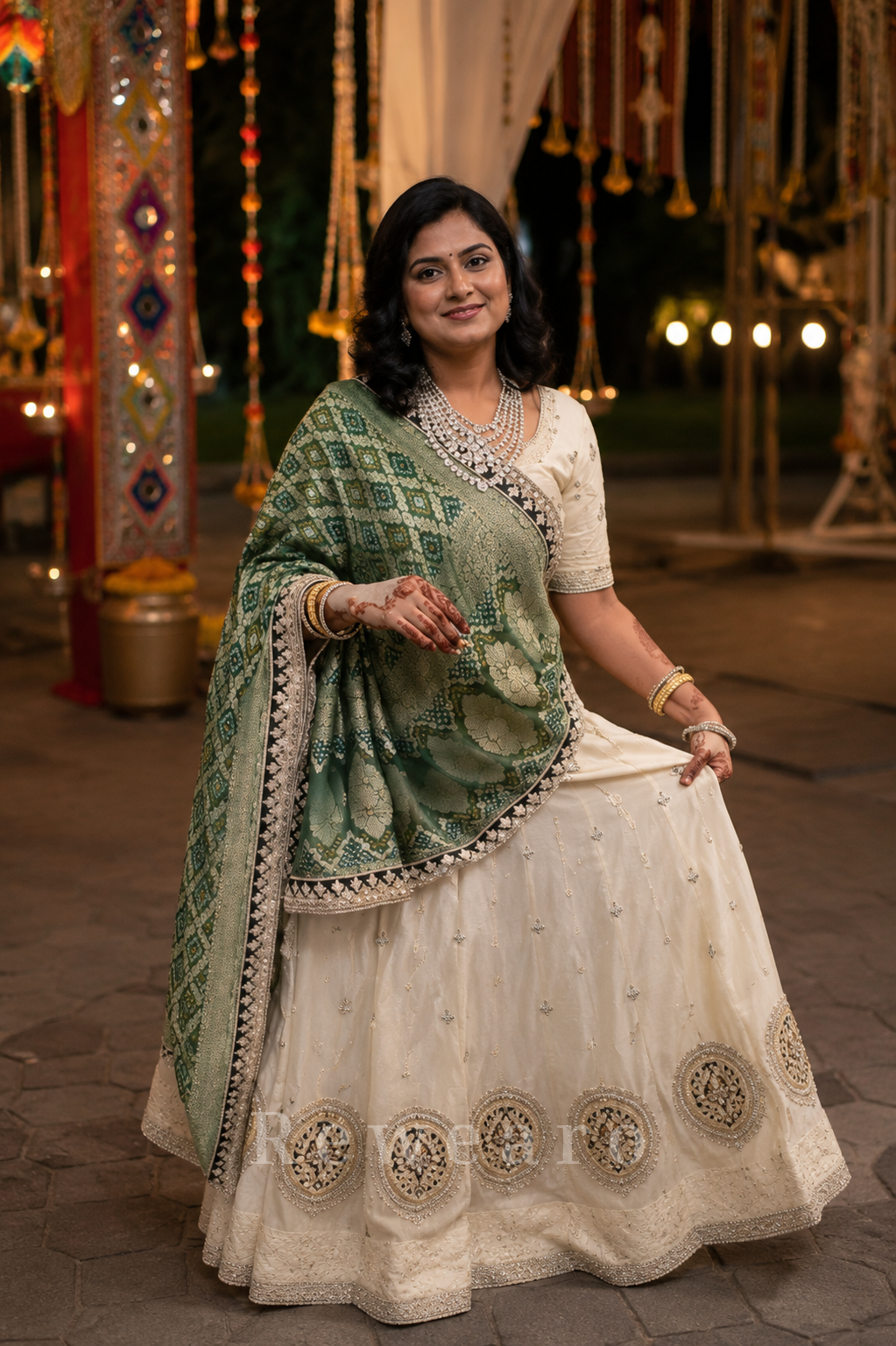 Vanashree Rajat Kanchani Lehenga Set with Heritage Banarasi Drape