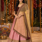 Rose Pink Lehenga with Maroon Embroidered Blouse & Antique Dupatta