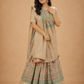 Mrinalika Vasundhara Kalidar Set with Heritage Floral Woven Panels