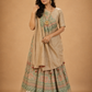 Mrinalika Vasundhara Kalidar Set with Heritage Floral Woven Panels